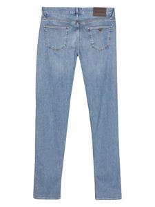 Emporio Armani low-rise slim-fit jeans - Blauw