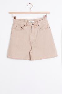 Sissy-Boy Beige High Waist Denim Shorts