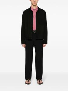 Drumohr plain cotton polo shirt - Roze