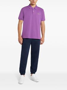 Lacoste Poloshirt met geborduurd logo - Paars