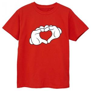 Disney jongens Mickey Mouse hart handen T-shirt