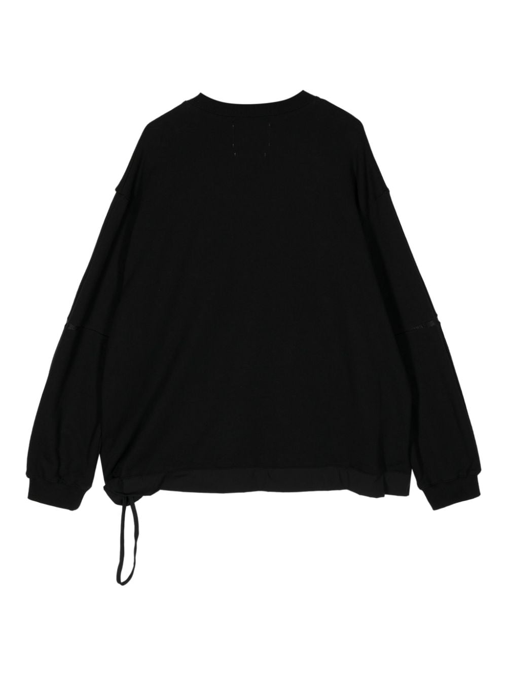 Yoshiokubo Motion mesh-panelled sweatshirt - Zwart