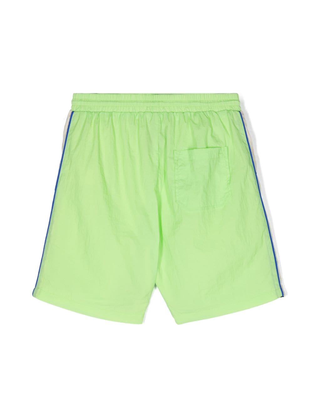 Bobo Choses Bermuda shorts met logostrepen - Groen