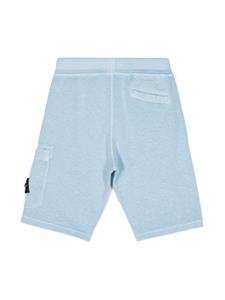 Stone Island Junior Jersey shorts met Compass-logopatch - Blauw