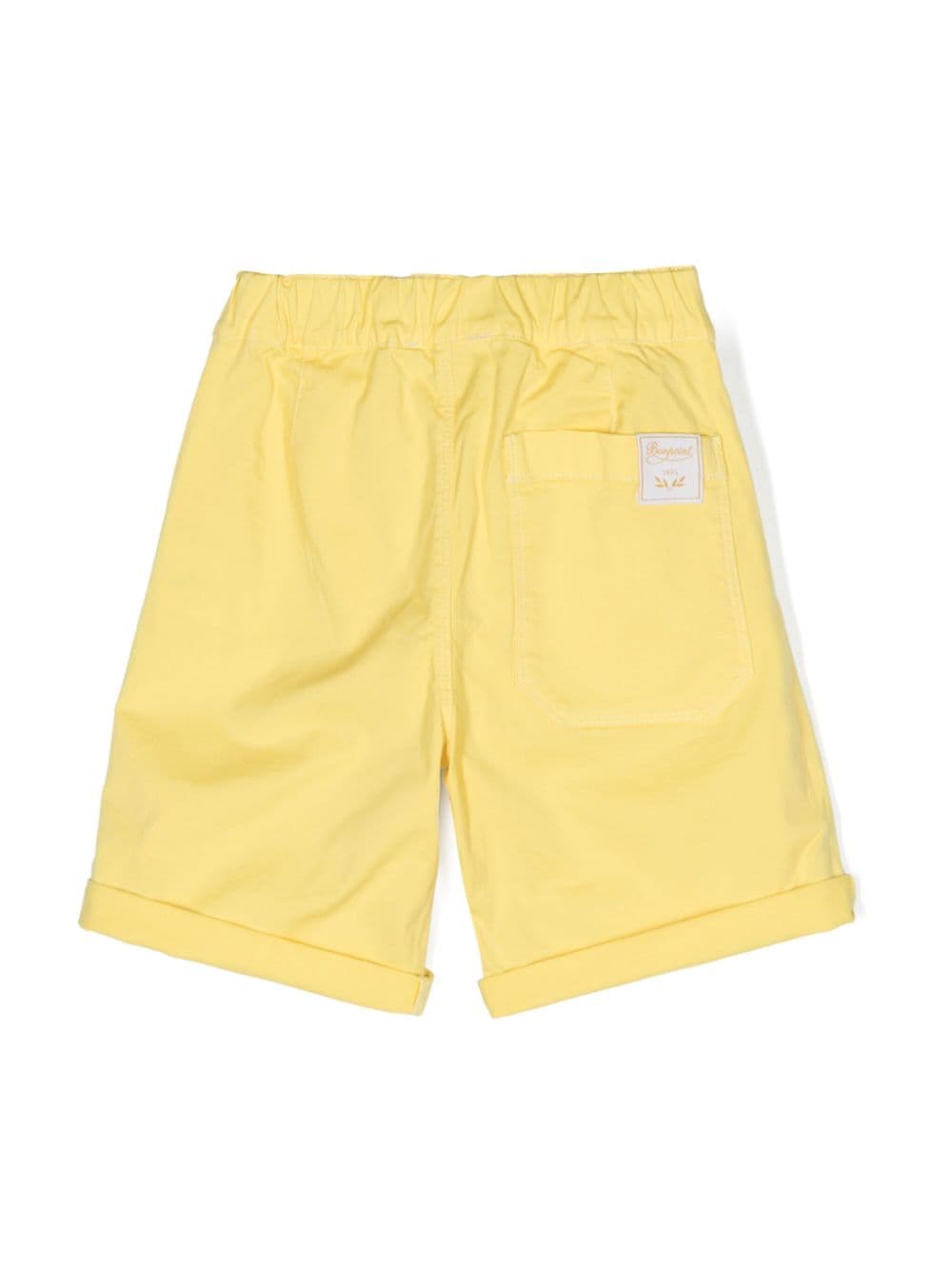 Bonpoint Bermuda shorts met logopatch - Geel