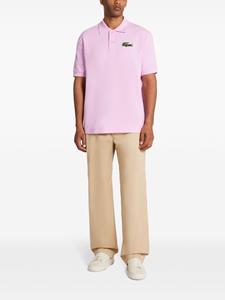 Lacoste Poloshirt met geborduurd logo - Roze