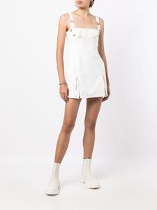 Dion Lee Mini-jurk met rits - IVORY