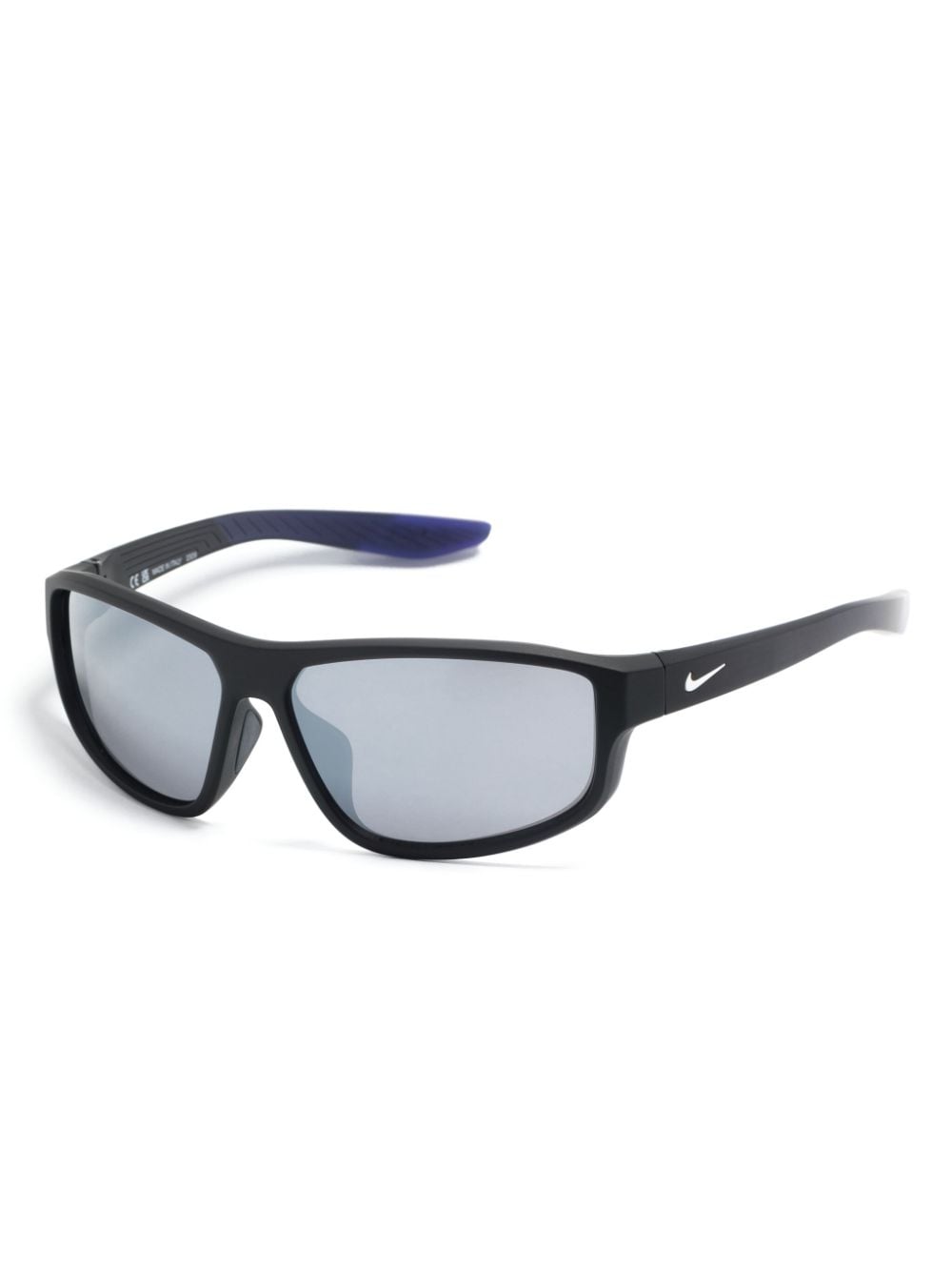 Nike Brazel Fuel rectangle-frame sunglasses - Zwart