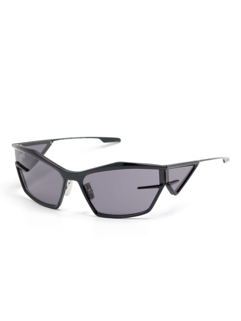Givenchy Eyewear wraparound-frame sunglasses - Zwart