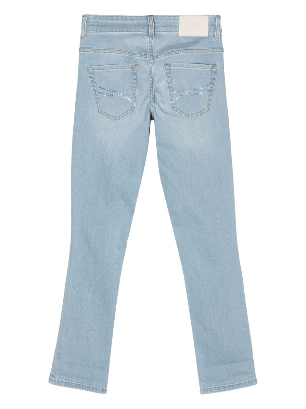 LIU JO Jeans met stras - Blauw