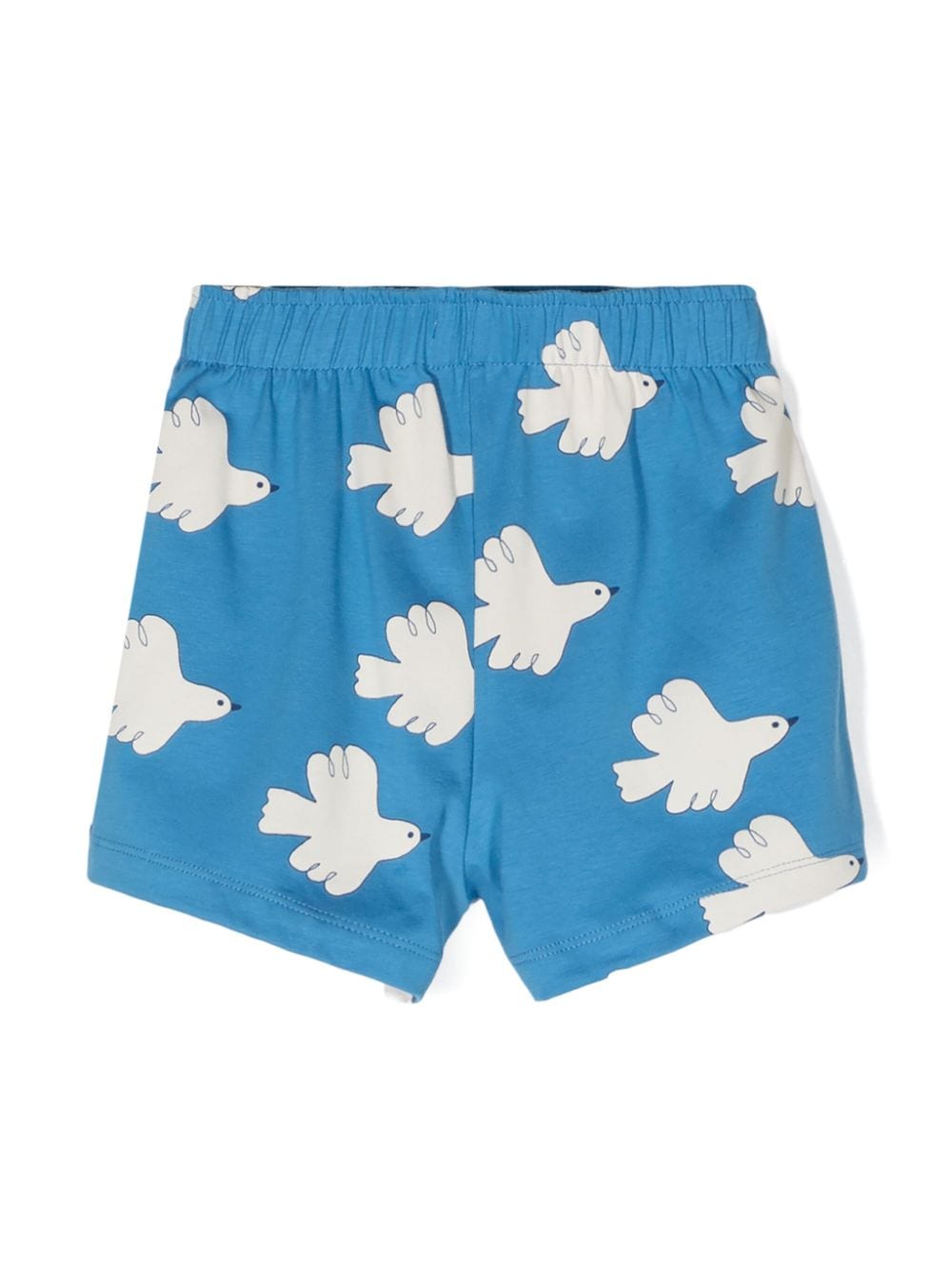 Tiny Cottons Doves-print cotton shorts - Blauw