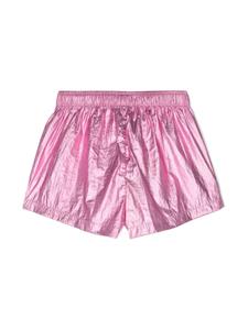 Tiny Cottons Shorts met metallic-effect - Roze