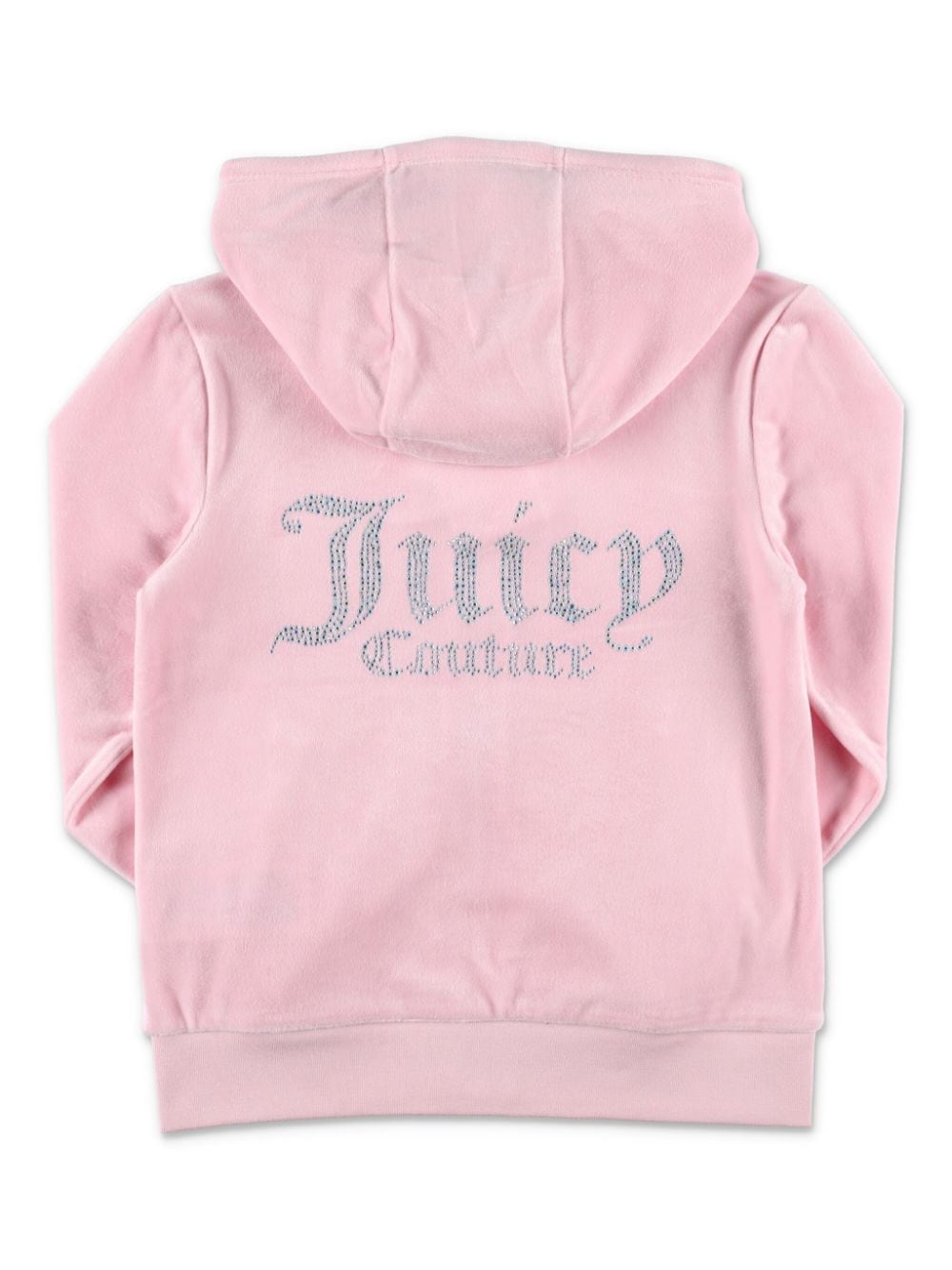 Juicy Couture Kids Hoodie verfraaid met kristallen - Roze