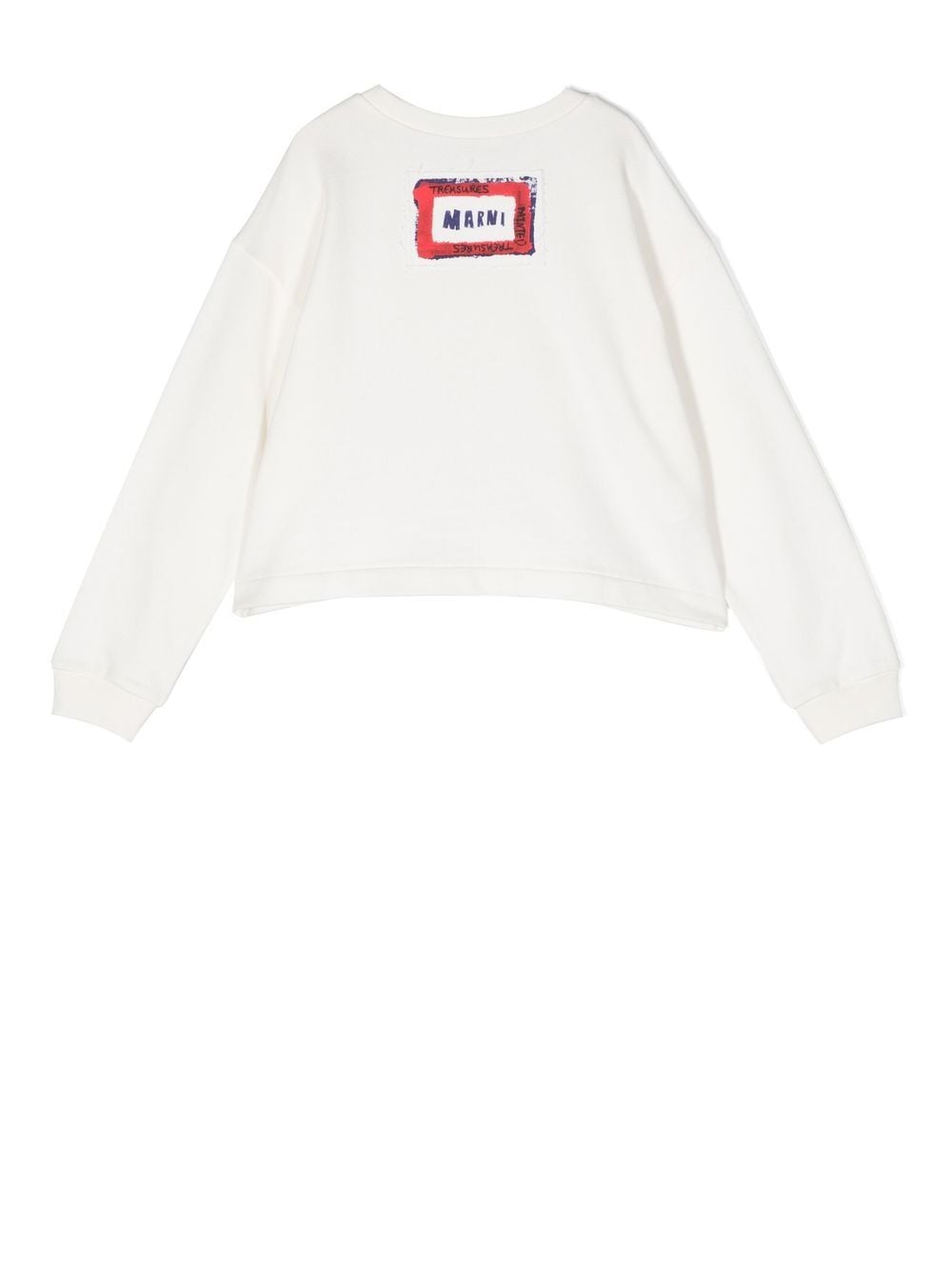 Marni Kids Sweater met print - Wit