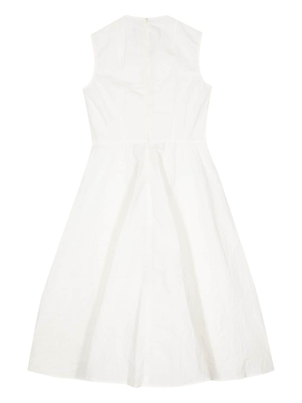 Sofie D'hoore linen-cotton A-line dress - Wit