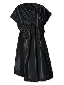 Junya Watanabe Gedrapeerde midi-jurk - Zwart