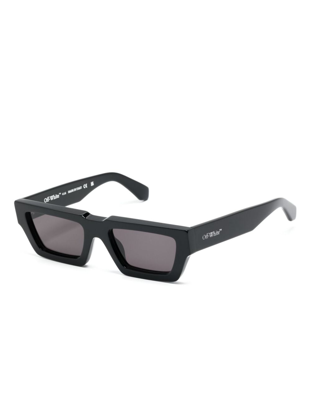 Off-White Eyewear Manchester zonnebril met rechthoekig montuur - Zwart