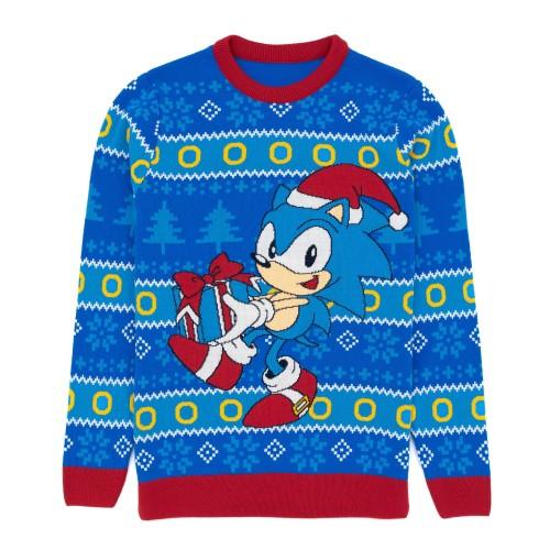 Sonic The Hedgehog kersttrui voor heren
