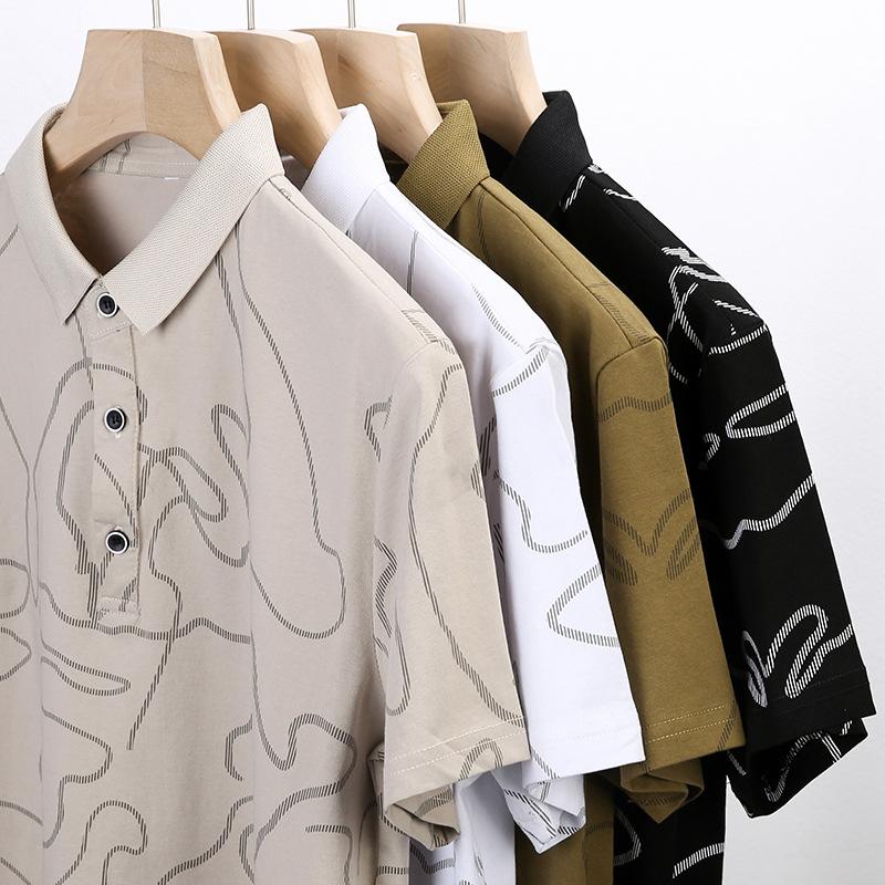 YL11KEEP Clothing Men 'S Short Sleeve Summer Lapel Polo Shirt Sports Casual T -Shirt