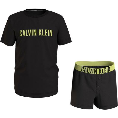 Calvin Klein Underwear Pyjama "KNIT PJ SET (SS+SHORT)", (Set, 2 tlg.)