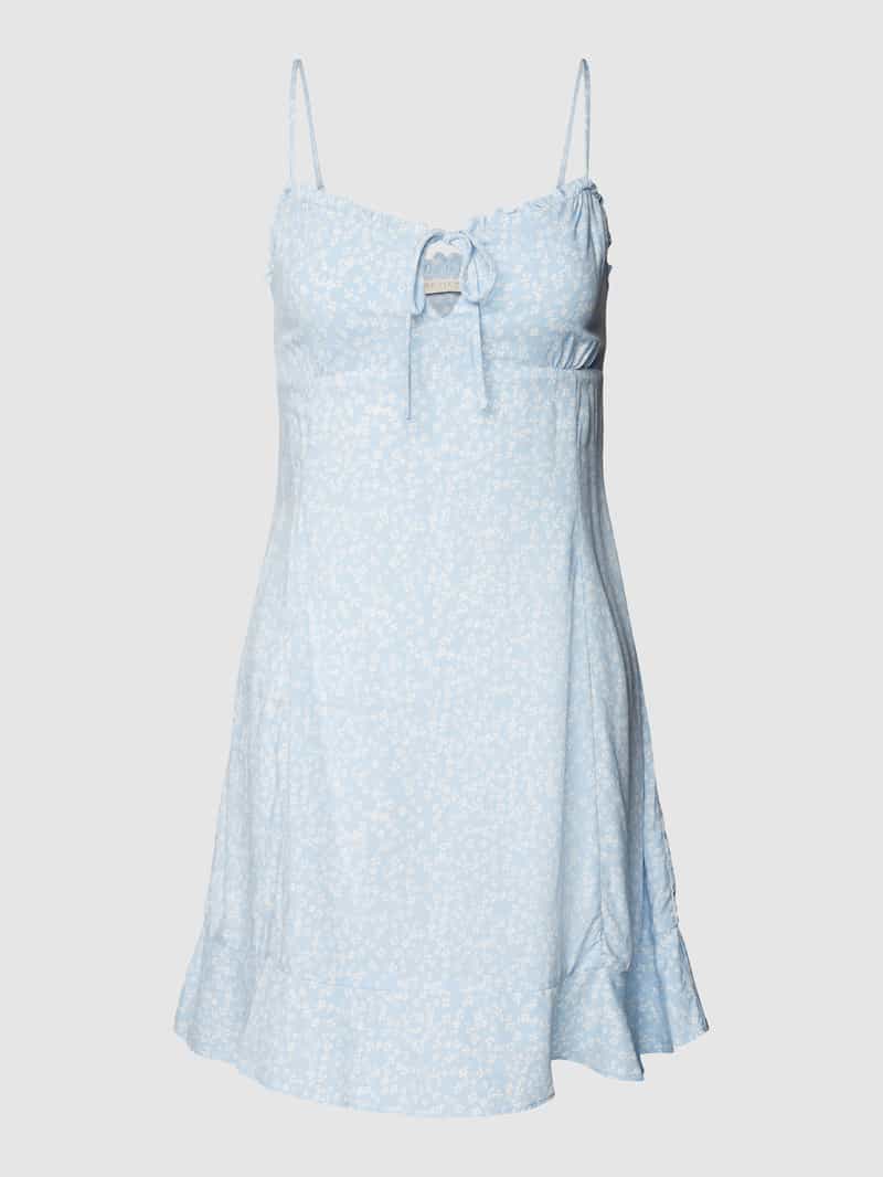 Review Mini-jurk van viscose met all-over motief
