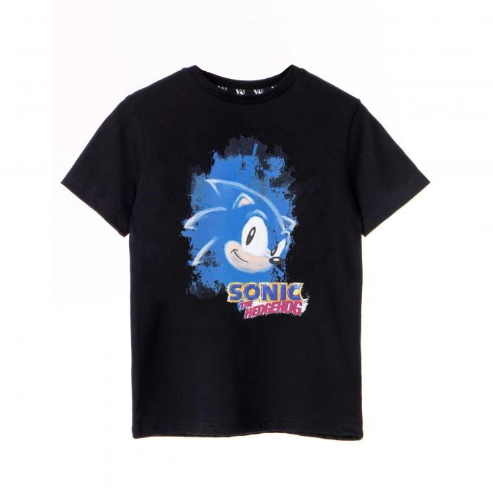 Sonic The Hedgehog Boys Watercolour Short-Sleeved T-Shirt