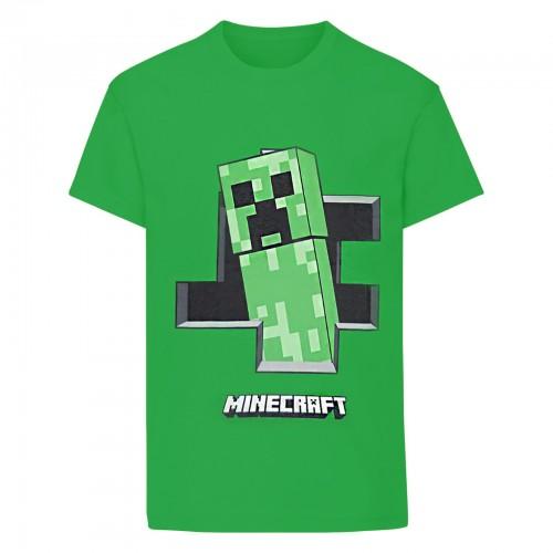 Minecraft Creeper Inside jongens groen T-shirt