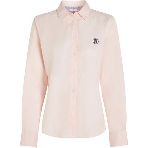 Tommy Hilfiger Klassieke blouse met geborduurd logo