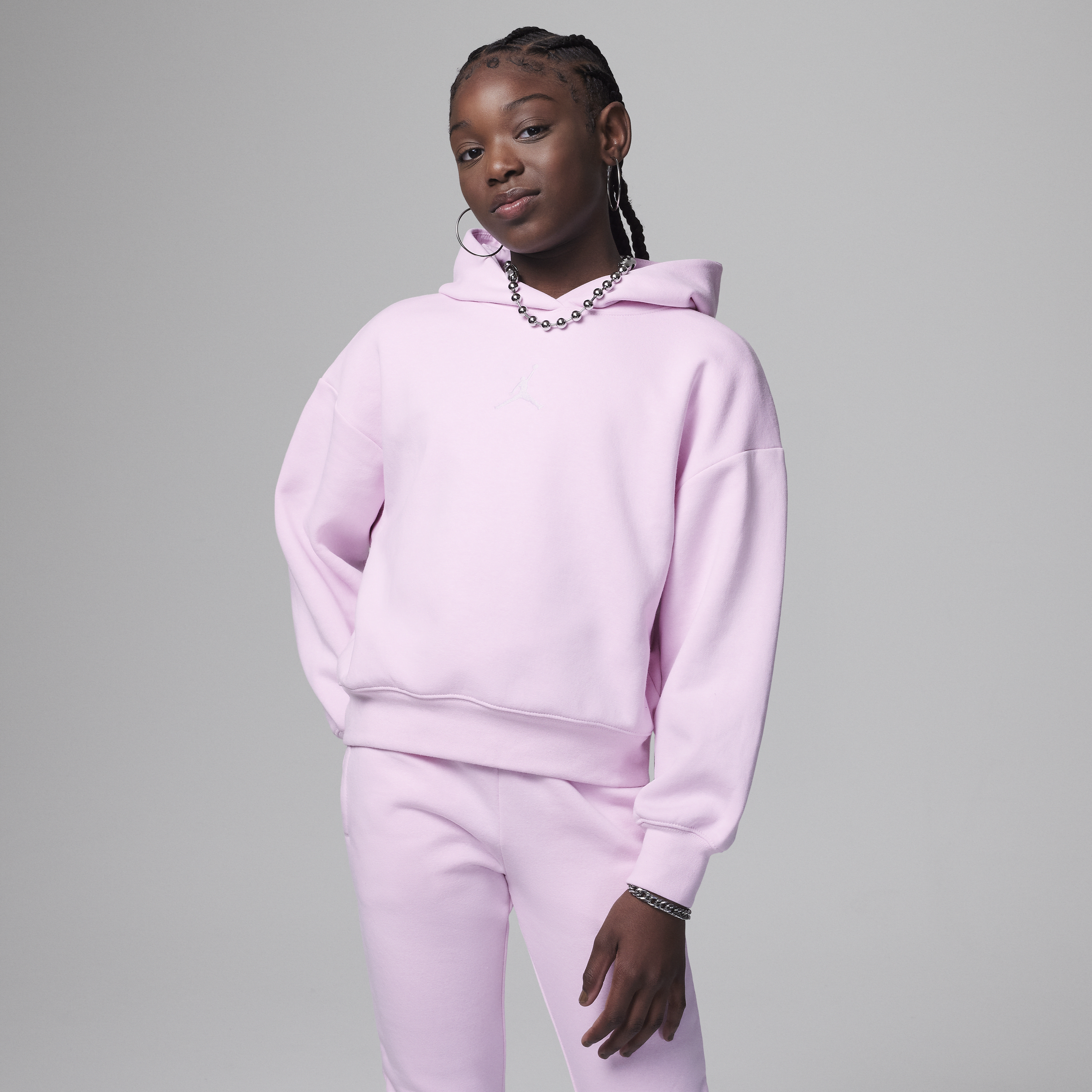 Jordan Icon Play Pullover Hoodie hoodie voor kids - Roze