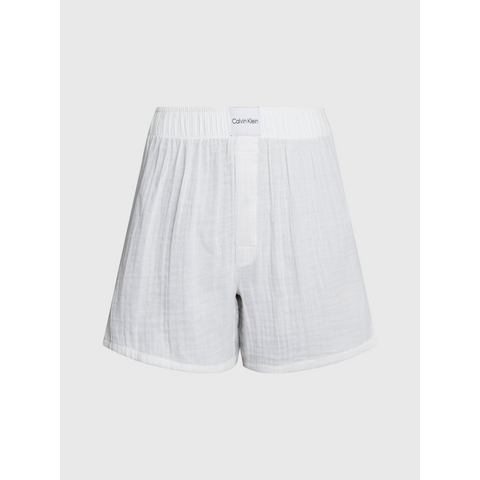 Calvin Klein Underwear Pyjamashorts BOXER SLIM mit Markenlabel auf dem Bund