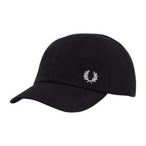 fredperry Fred Perry - Pique Classic Cap Black/Snow White - Cap
