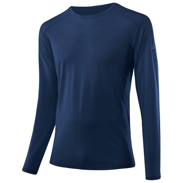 Löffler  L/S Shirt Merino-Tencel - Merinoshirt, blauw