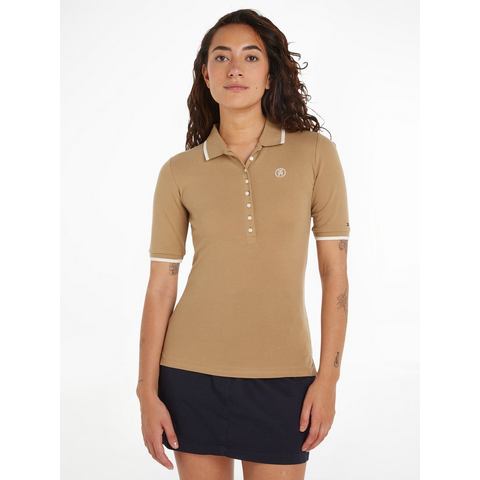 Tommy Hilfiger Poloshirt SLIM SMD TIPPING LYOCELL POLO SS