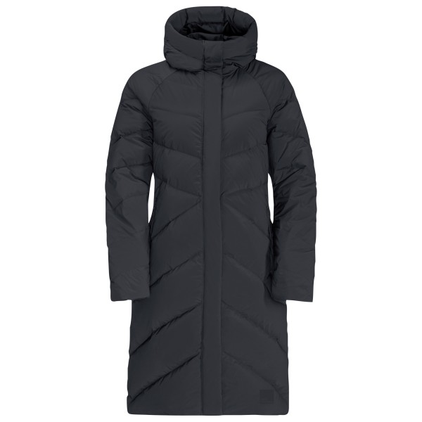 Jack Wolfskin  Women's Marienplatz Coat - Lange jas, grijs/zwart