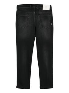 PT Torino low-rise tapered-leg jeans - Zwart