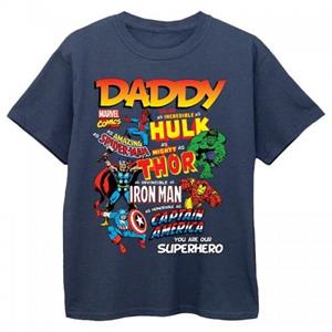 Marvel Boys Our Dad Superhero T-Shirt