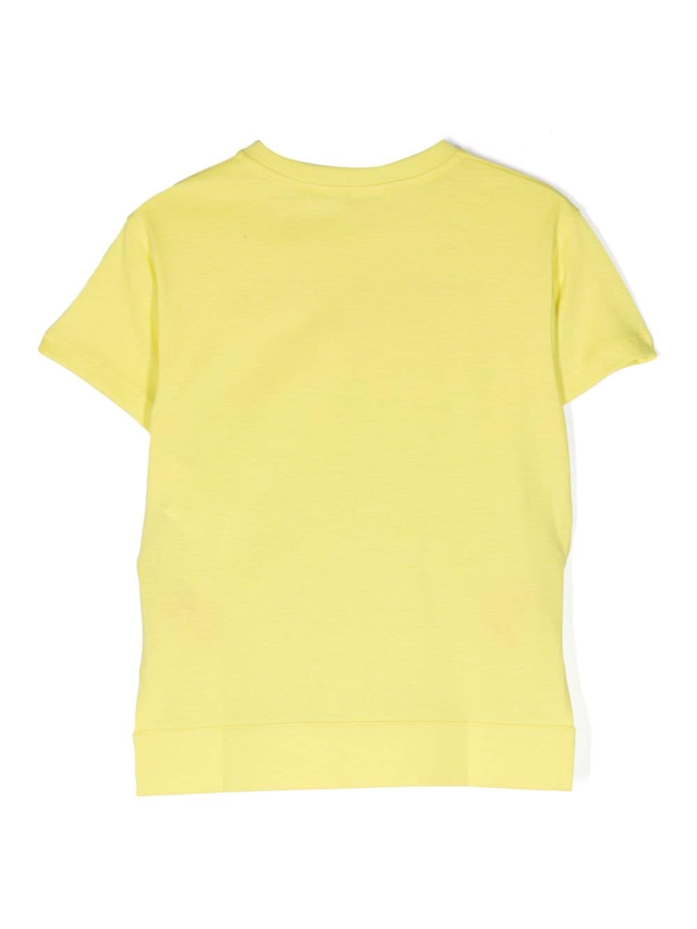 Philosophy Di Lorenzo Serafini Kids Katoenen T-shirt met strikdetail - Geel