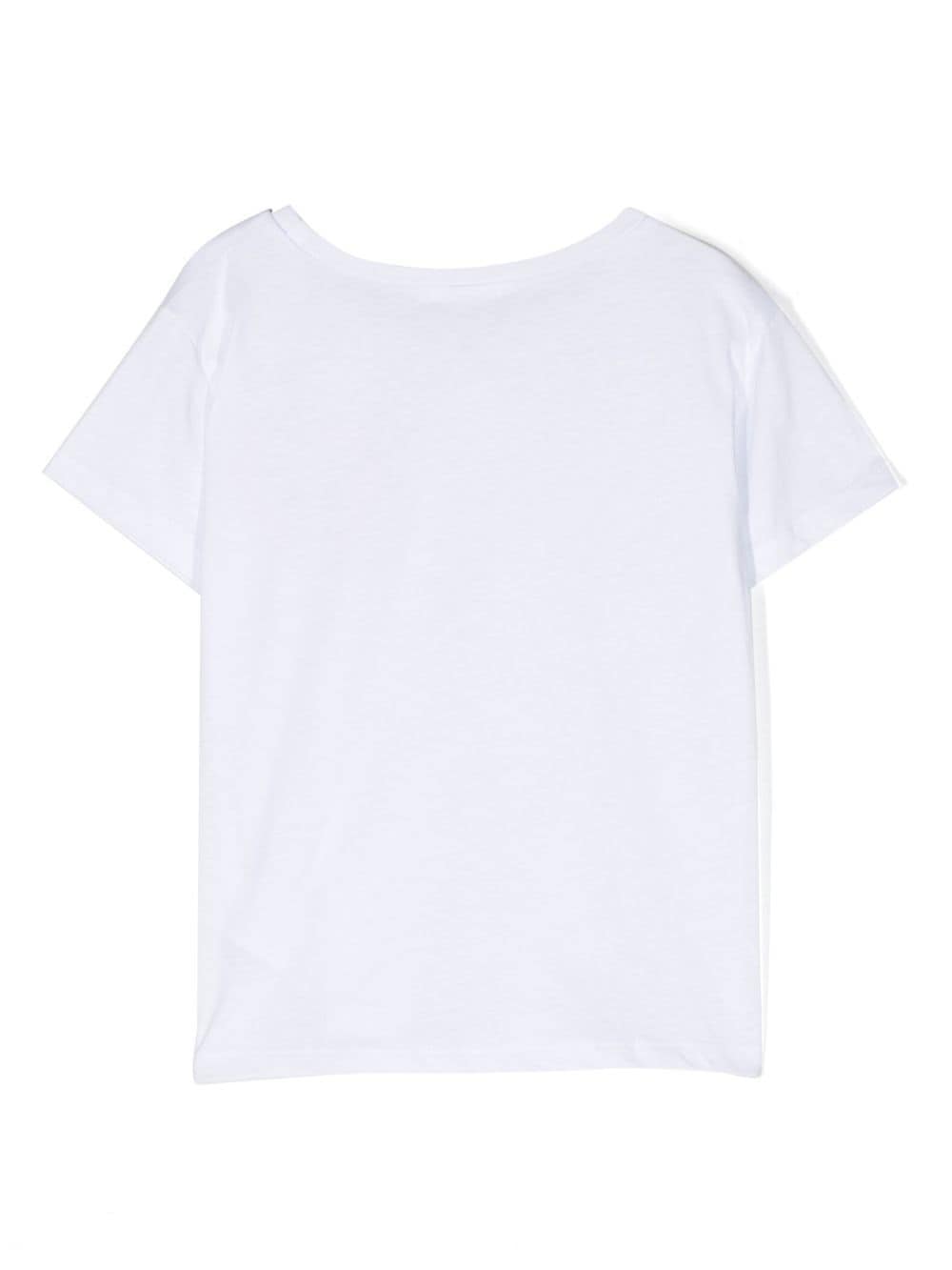 Billieblush T-shirt met gehaakt hart - Wit
