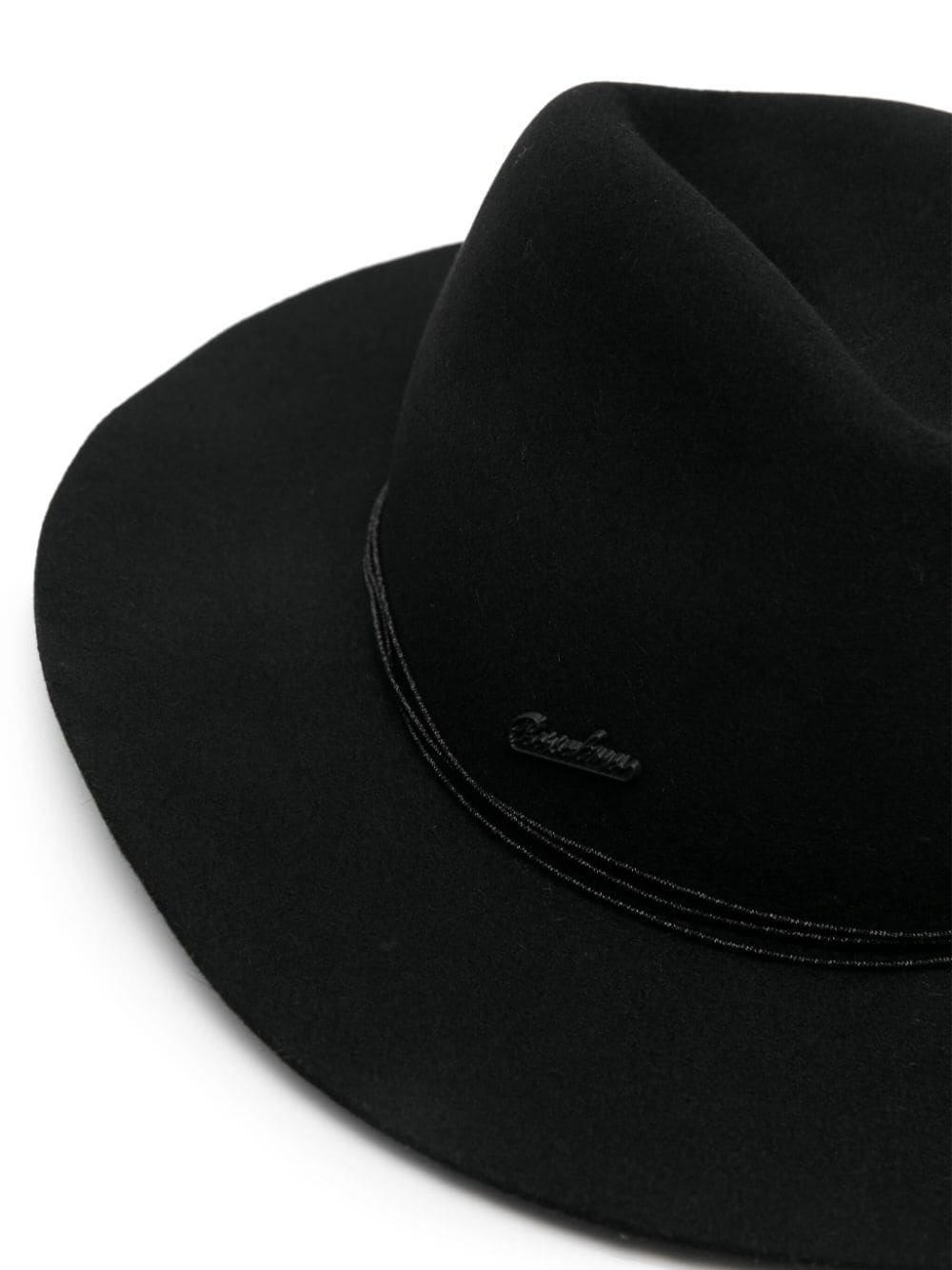 Borsalino Fedora hoed - Zwart