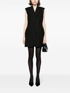 Victoria Beckham sleeveless tailored minidress - Zwart
