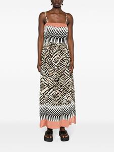 LIU JO Midi-jurk met zebraprint - Beige