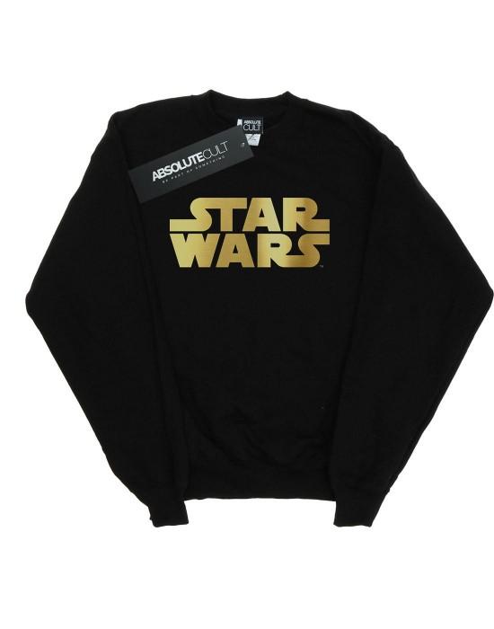 Star Wars heren gouden logo katoenen sweatshirt