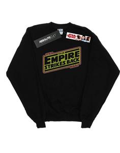 Star Wars Heren The Empire Strikes Back-logo katoenen sweatshirt