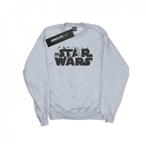 Star Wars Mens Minimalist Logo Sweatshirt