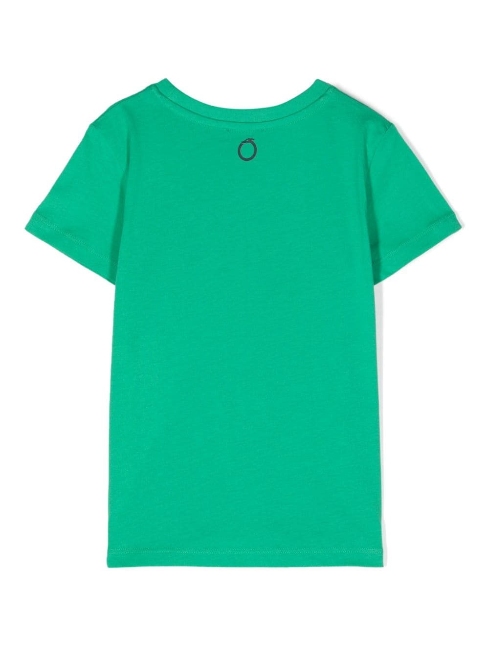 TRUSSARDI JUNIOR Katoenen T-shirt met logoprint - Groen