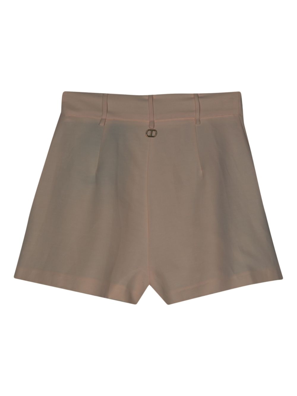 TWINSET Geplooide shorts - Beige