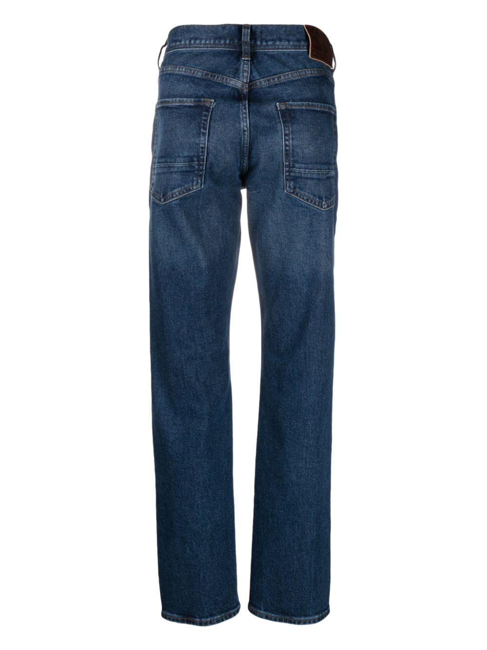 Tommy Hilfiger Mid waist straight jeans - Blauw