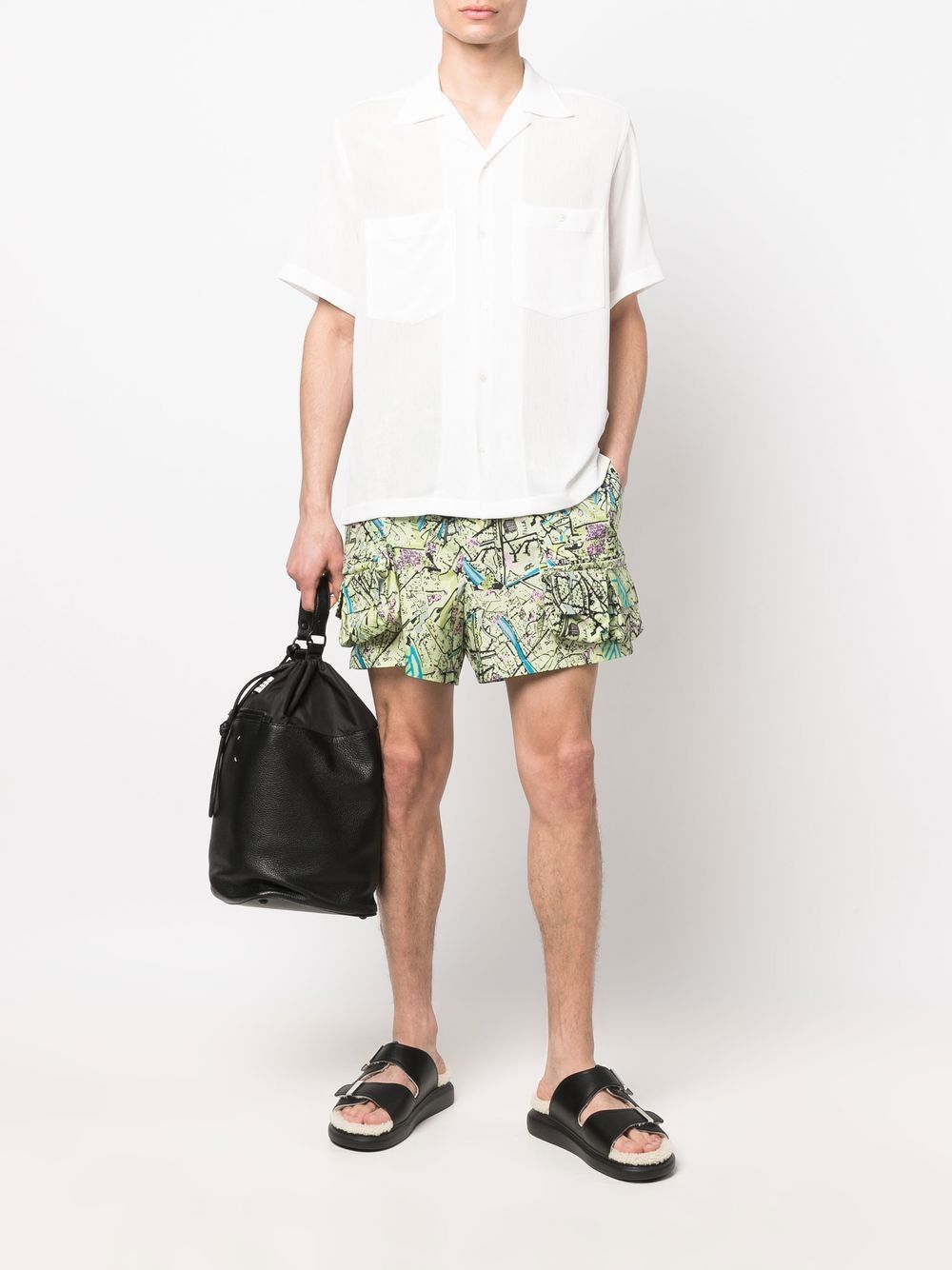 FENDI Cargo shorts - Groen