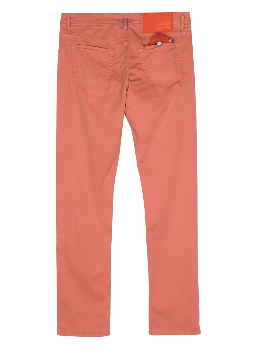 Jacob Cohën pocket-square low-rise jeans - Oranje