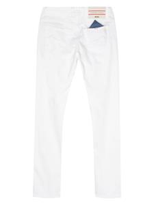 Jacob Cohën pocket-square low-rise jeans - Wit